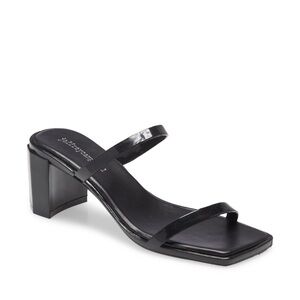 Jeffrey Campbell Square Toe Heel Sandal